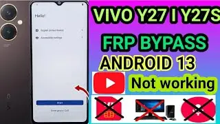 VIVO Y27 FRP Bypass Android 13 | VIVO V2249/V3202 Google Bypass Without PC 2024 | Y27 FRP Bypass ✅ ✅