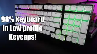 XDA to LOW profile keycaps ( 98% Keyboard in low profile keycaps )