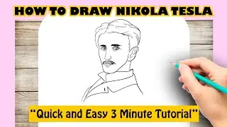 HOW TO DRAW NIKOLA TESLA