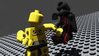 Parkour and Fight test - LEGO Blender 3D Animation