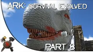 Ark: Survival Evolved Gameplay - Part 8: CLOWN T-REX! (Season 3)