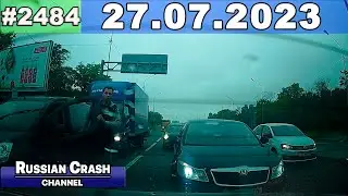 ДТП. Подборка на видеорегистратор за 27.07.2023 Июль 2023
