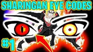 ⭐SHINDO LIFE SHARINGAN CUSTOM EYE CODES #1⭐