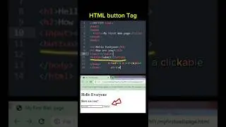 HTML Button Tag A comprehensive Guide Tutorial #ai #facts #coding #html #shorts