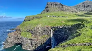 Goose Valley (Gasadalur) - Probably the most beautiful cycling desitnation on the Faroe Islands