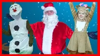 🎄 The Christmas Jig Song with Santa Claus 🎅🏽 Superhero Sing Along Kids Christmas Songs ☃