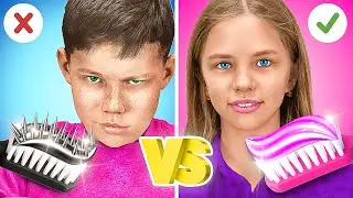 BAD VS GOOD KIDS 😇😈 Surviving The WORST Siblings! Cool Hacks and Pranks!