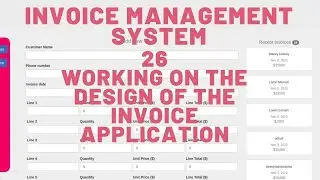 26 DESIGNING THE APPLICATION LAYOUT – INVOICE MANAGEMENT SYSTEM