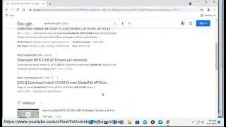 DOWNLOAD MediaTek USB VCOM driver for Windows 11/10/8/7