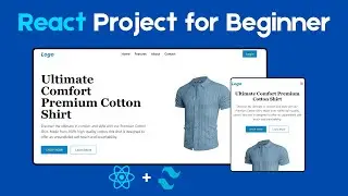 React Project for Beginners | Product Landing Page React + Tailwind CSS