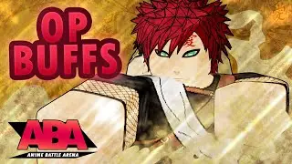 GAARA Got OP BUFFS! Gaara Anime Battle Arena (ABA) Ranked Showcase