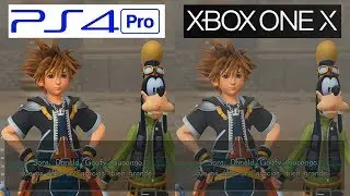 Kingdom Hearts 3 | PS4 Pro vs One X | Framerate Test | FPS Comparison