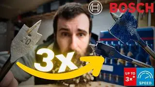 Testing the BOSCH Professional Expert Self-Cut Spade Drill Bits – Are they 3x Faster?