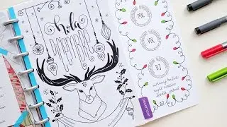 Plan with Me December 2016 | Discbound Bullet Journal