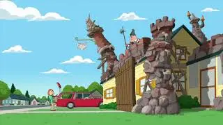 Family Guy - a man's home is his castle parody