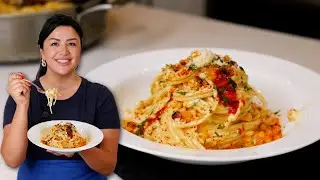 CREAMY Mexican STYLE Street Corn SPAGHETTI, It's Cheap Quick & Easy to Make!