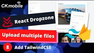 React Dropzone #8 add tailwindcss and posts component