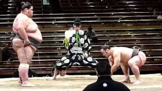 Isamizuki (3-1) - Sekiho (2-2) , Sumo : Natsubasho 2012