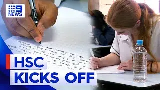 HSC final exams begin as education minister dismisses digital tests | 9 News Australia