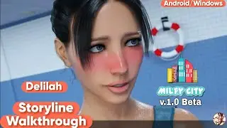 Delilah Storyline Walkthrough in Milfy City | v.1.0