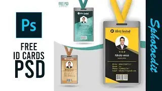 Free ID cards PSD file Download | Photoshop