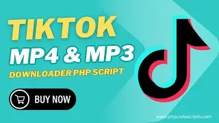 Buy TikTok Video Downloader PHP Script | Lifetime Api | 