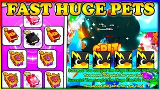 FAST HUGE PETS in 30 SECOND RECORD! Pet Sim 99