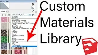 Create Custom materials library In SketchUp