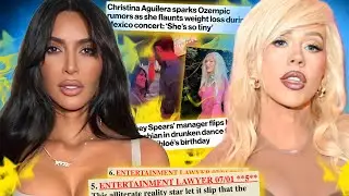 Kim Kardashians DRUNK & MESSY Night Starts DRAMA and Fans CONCERNED for Christina Aguileras Health