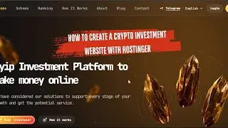 How to Create a Crypto Investment Website with Hostinger | Step-by-Step Guide + Cron Job Setup!