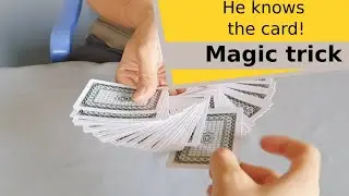 He knows the card!!? Learn magic tricks, how he do taht.