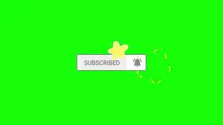 Magical Subscribe Button Green Screen Chroma Key VFX (3) - Copyright FREE Video
