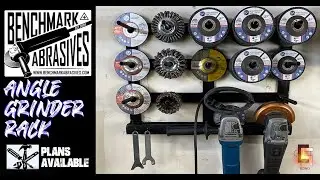 Benchmark Abrasives Angle Grinder Rack! Plans Available!