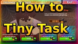 How to Tiny Task the Halloween Event in Anime Royale