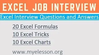 Excel Interview Questions & Answers ☑️