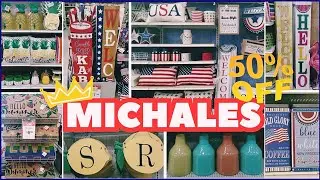👑🛒🔥 Michael's Sale on Summer and 4th of July!!Shop With Me for Deals and More!!👑🛒🔥