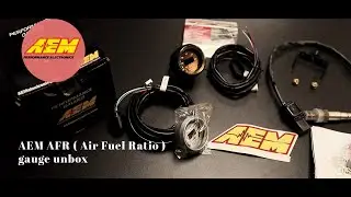 AEM AFR ( Air Fuel Ratio ) gauge unboxing