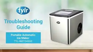 TYLR TYL-IM2104SGS Portable Automatic Ice Maker Full Basket