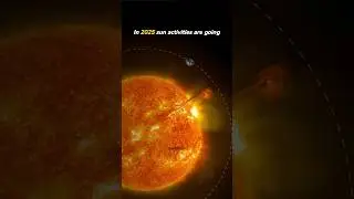 Solar storm 2025.😱 #shorts #space #sun #earth #astronomy#universe #solarstorm#cosmology