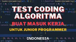 Soal Jawab Test Coding Algoritma Masuk Kerja dengan Javascript