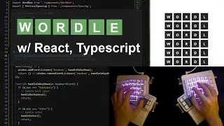 ASMR Programming - Building Wordle - No Talking