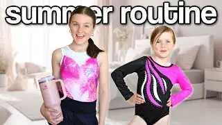 GYMNASTICS SUMMER MORNING ROUTINE! ☀️| Family Fizz