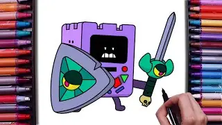 How to Draw Bizarre Be Less Ash | New Ash Skin | How to Draw Brawl Stars