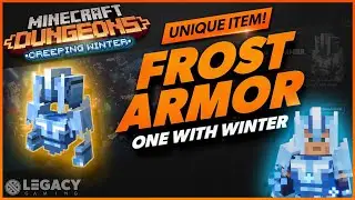 Minecraft Dungeons - FROST ARMOR | Unique Item Guide | Creeping Winter DLC