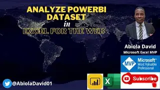 Analyze PowerBI Dataset in Excel for the Web