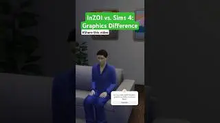 InZOI vs. Sims 4 Graphics Difference! #shorts #inzoi #sims4 #fyp