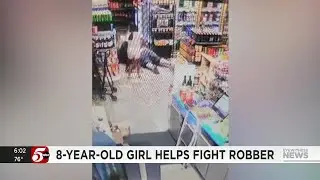 Captured on tape: 8-year-old swings bat to fight off robbery suspect