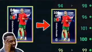 How to Train C. Ronaldo 100 Rated in eFootball 24 mobile 🔥