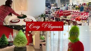 Уютный Влогмас 3  ❤️ Покупаем елку, отправляю новогодние подарки, наряжаю стол на кухне ✨