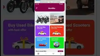 Online vehicle sell app using react-native #viral #coding #sorts